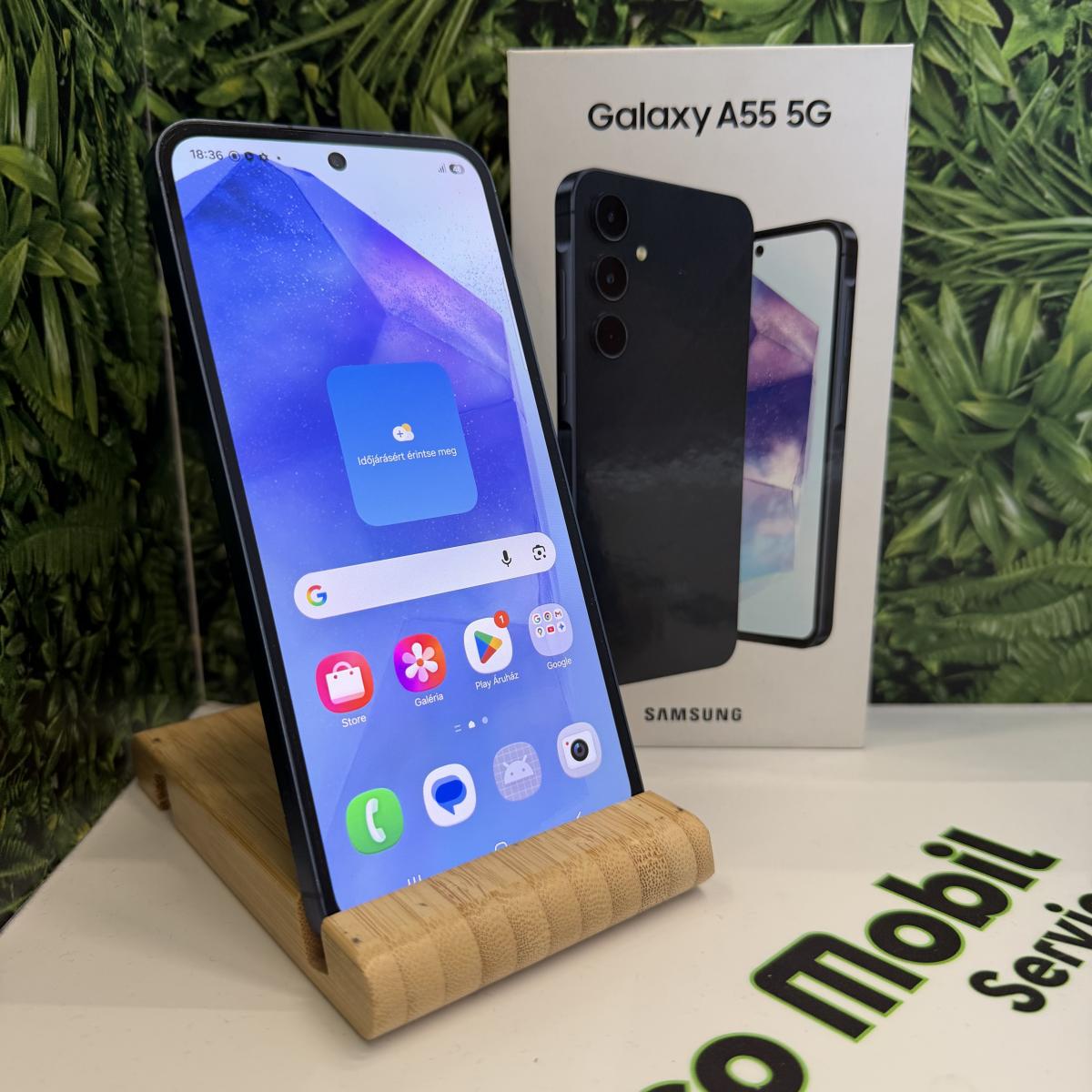Samsung Galaxy A55 Kártyafüggetlen 128 GB, 12 hó garancia, Újszerű