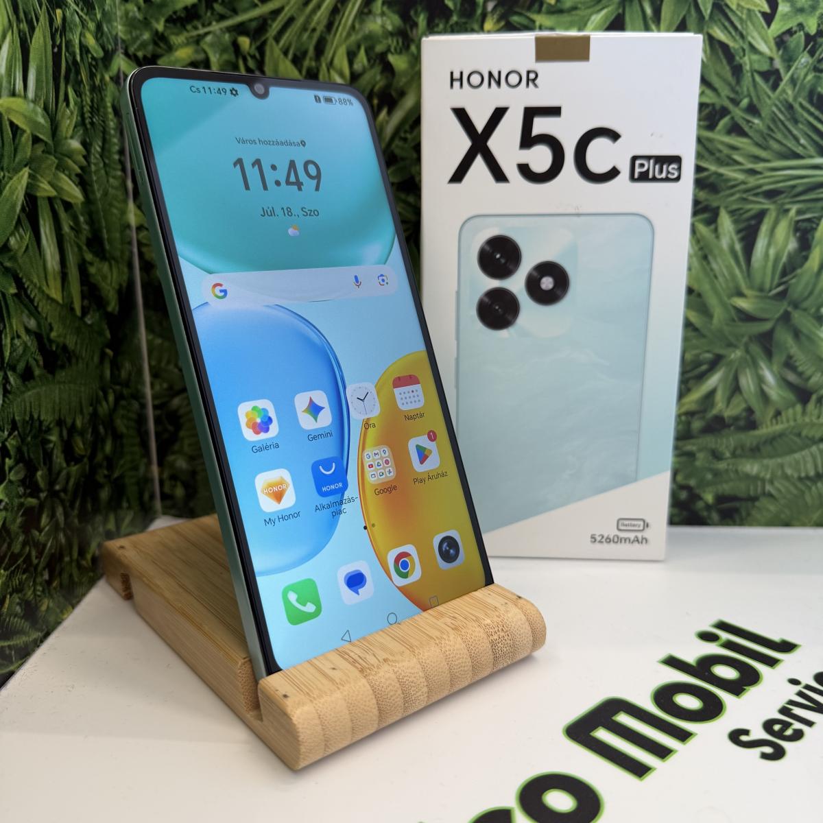 Honor X5c Plus Kártyafüggetlen 64 GB, 12 hó garancia, Újszerű