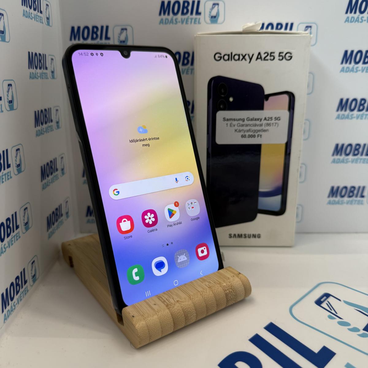Samsung Galaxy A25 Kártyafüggetlen 128 GB, 12 hó garancia, Újszerű