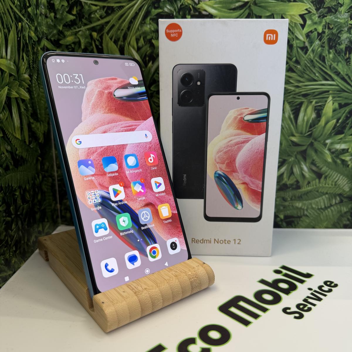 Xiaomi Redmi Note 12 Kártyafüggetlen 128 GB, 12 hó garancia, Újszerű