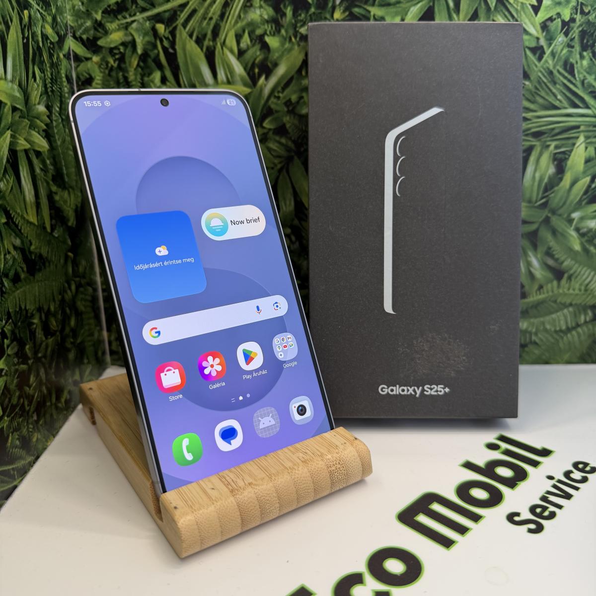 Samsung Galaxy S25+ Kártyafüggetlen 256 GB, 12 hó garancia, Újszerű